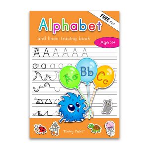 TinkyPuki Alphabet and lines tracing book FREE cover