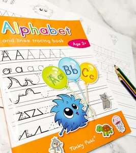 TinkyPuki letter tracing book cover